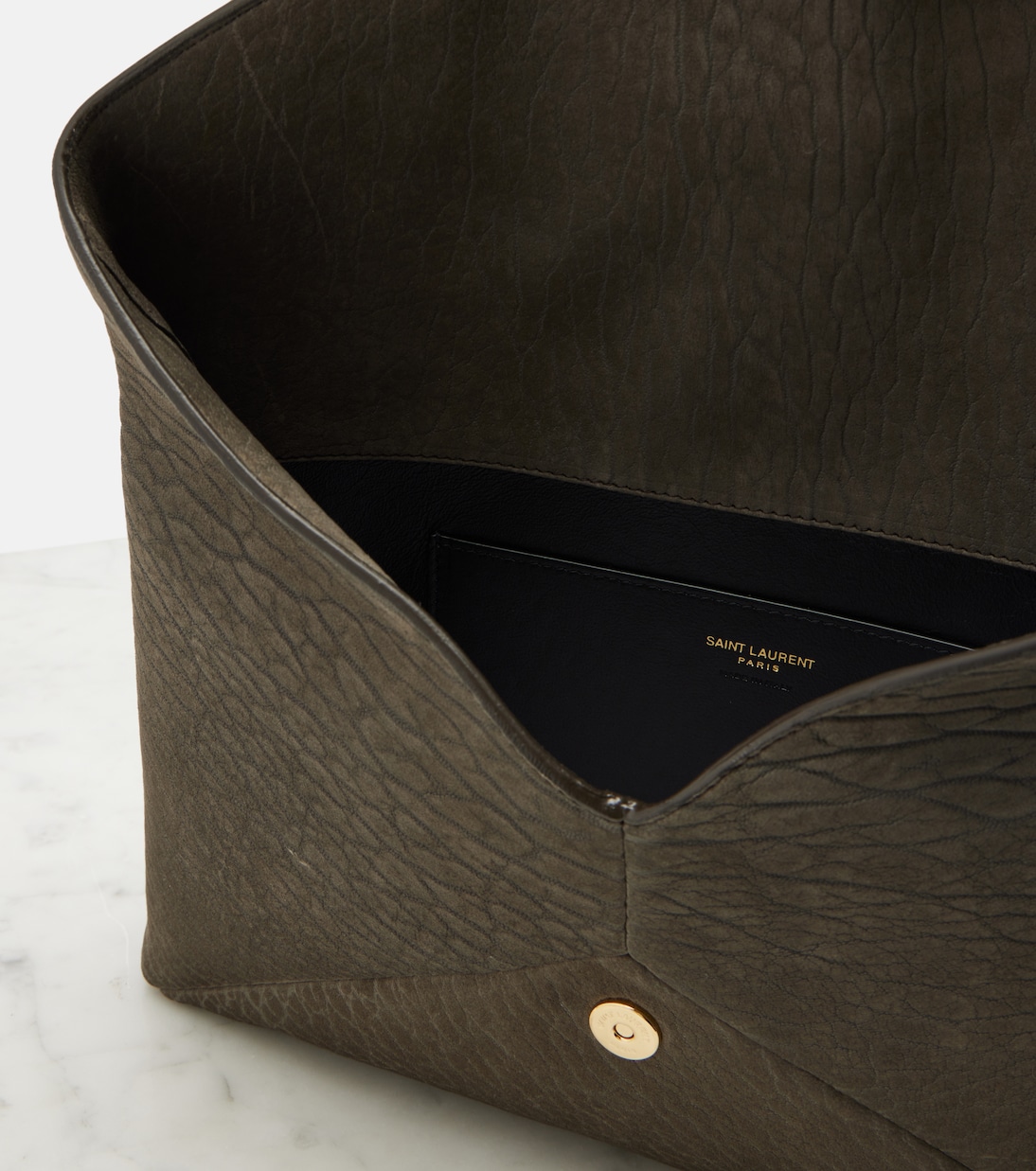 Clutch Cassandre Large aus Leder  | Saint Laurent