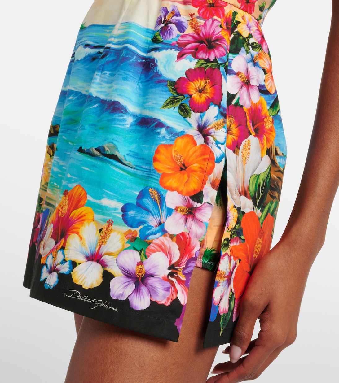 Printed cotton minidress | Dolce&Gabbana