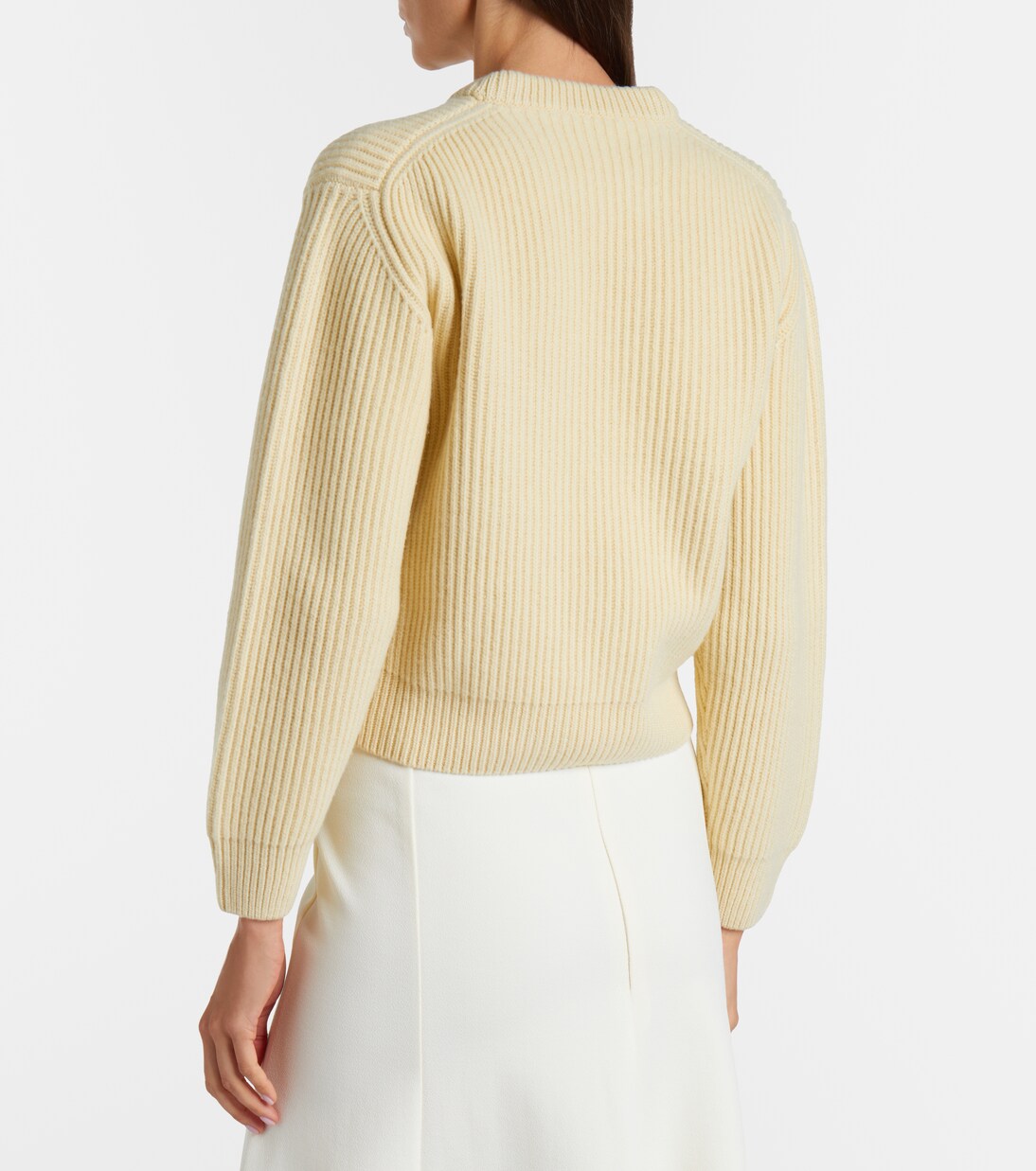 Pull côtelé en laine | Jil Sander