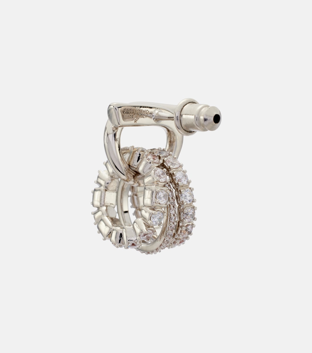 Pendientes Gancini con cristales | Ferragamo