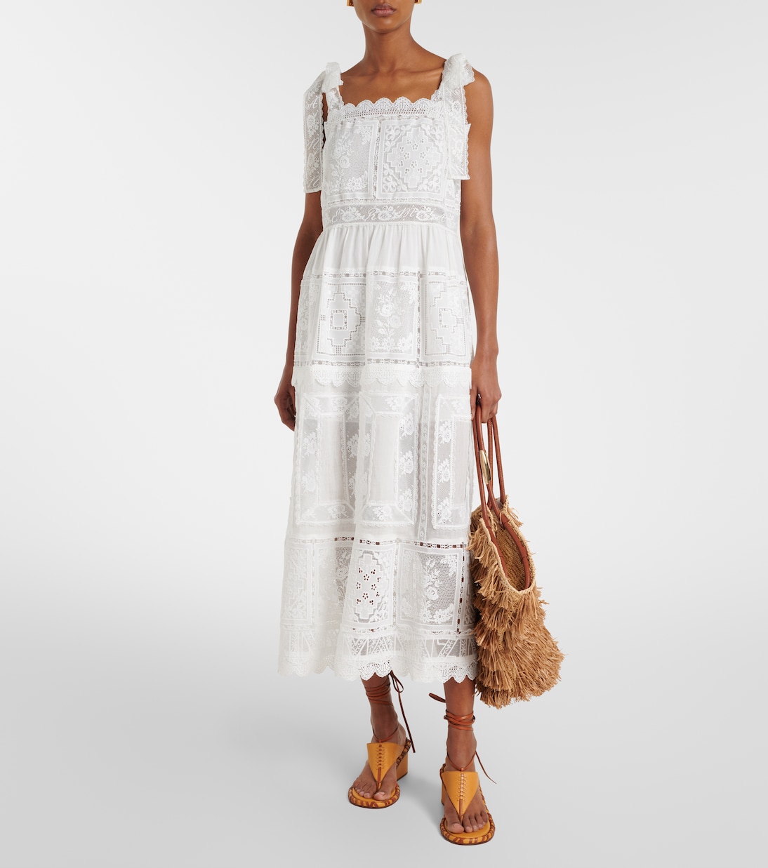 Midikleid Aster mit Spitze | Zimmermann