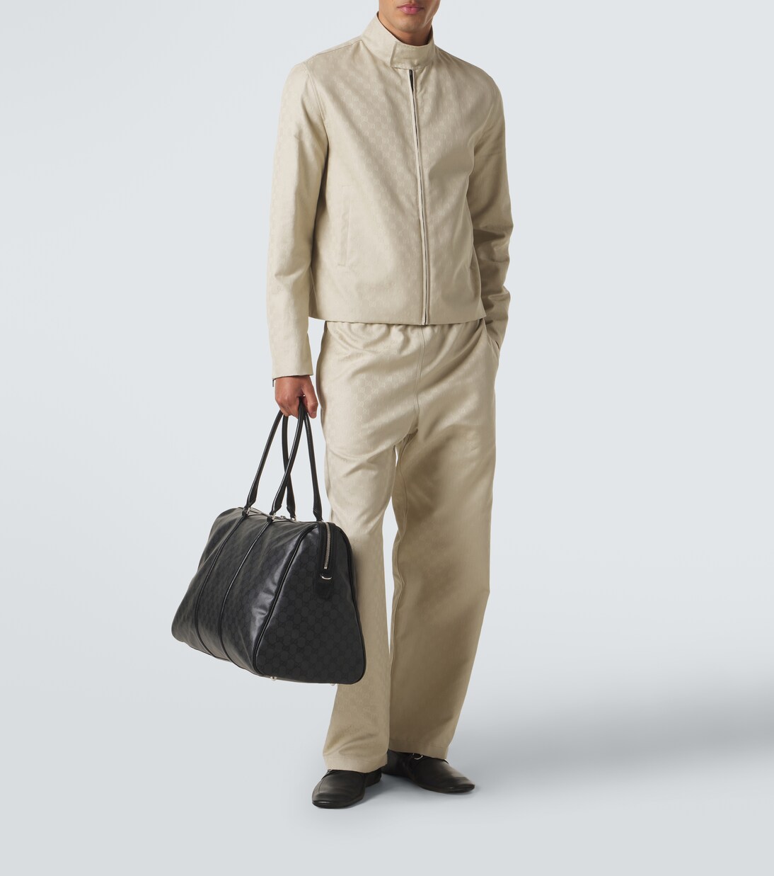 Weekender GG aus Canvas mit Leder | Gucci