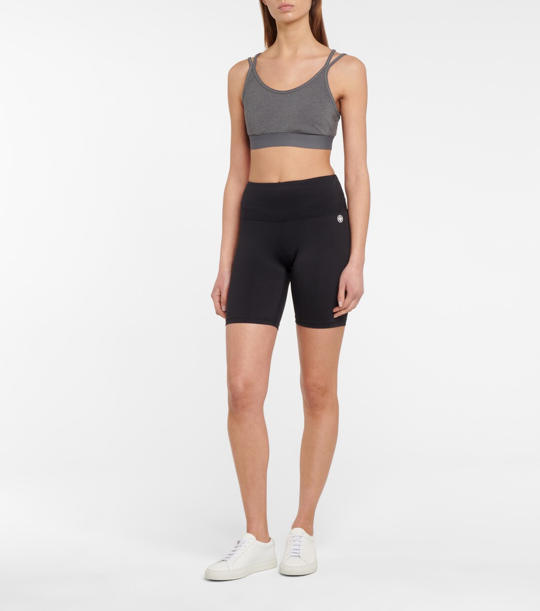 High-Rise Shorts aus Jersey | Tory Sport