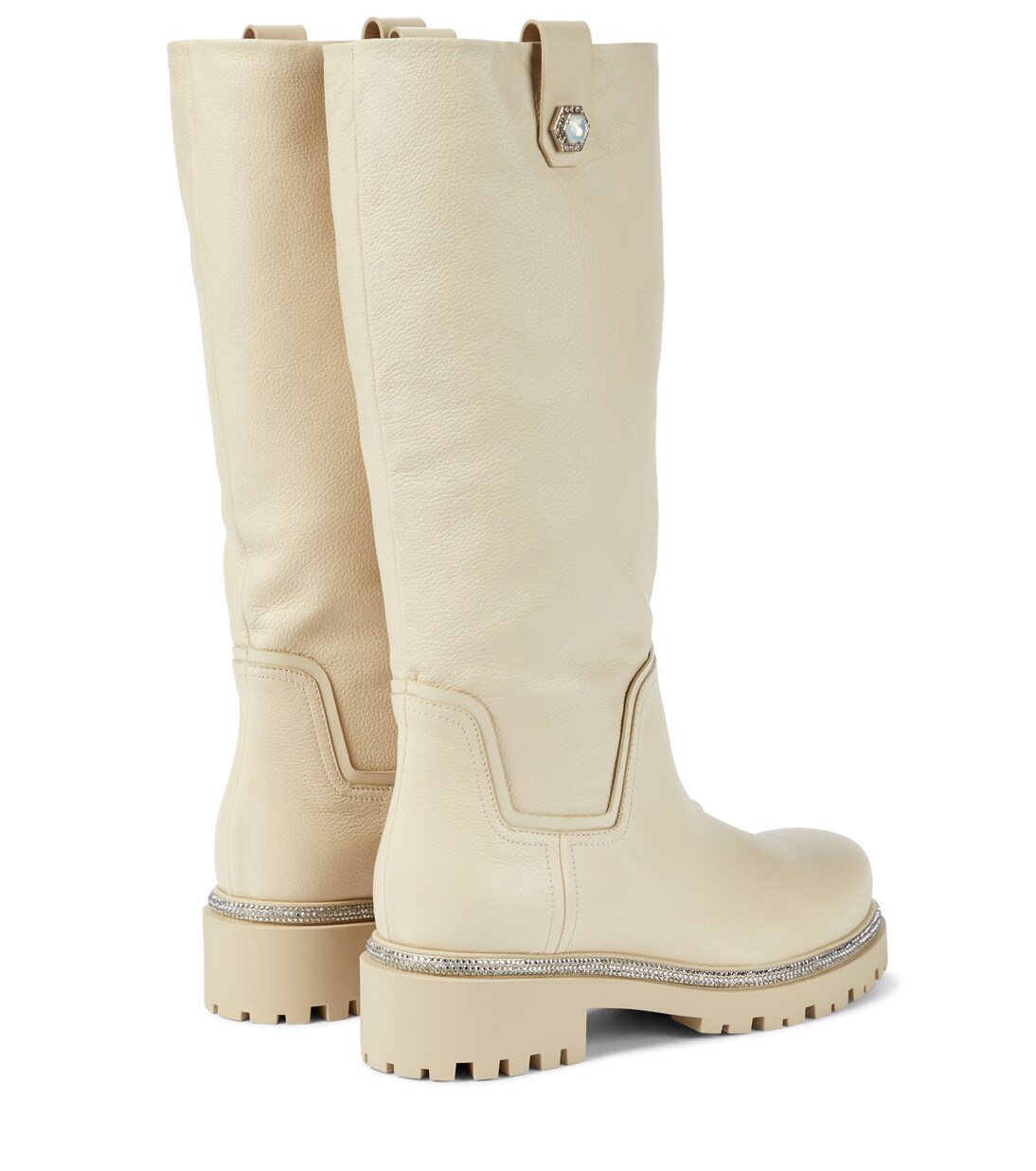 缀饰皮革及膝靴 | Rene Caovilla