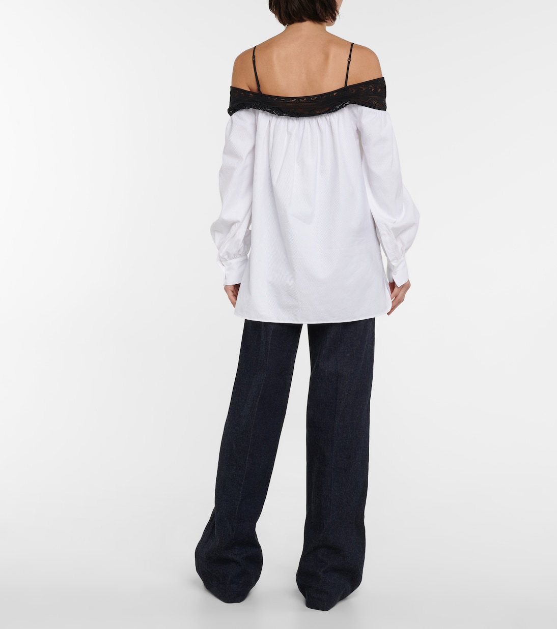 Bluse Augustin mit Spitze | Gabriela Hearst