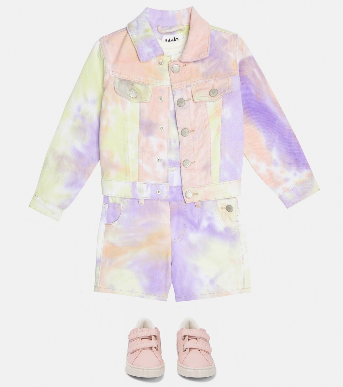 Veste Heidi tie & dye en jean | Molo