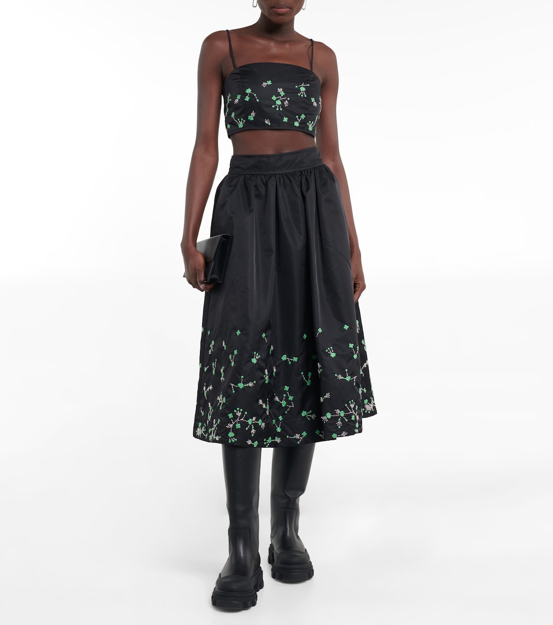 Verziertes Cropped-Top | Ganni