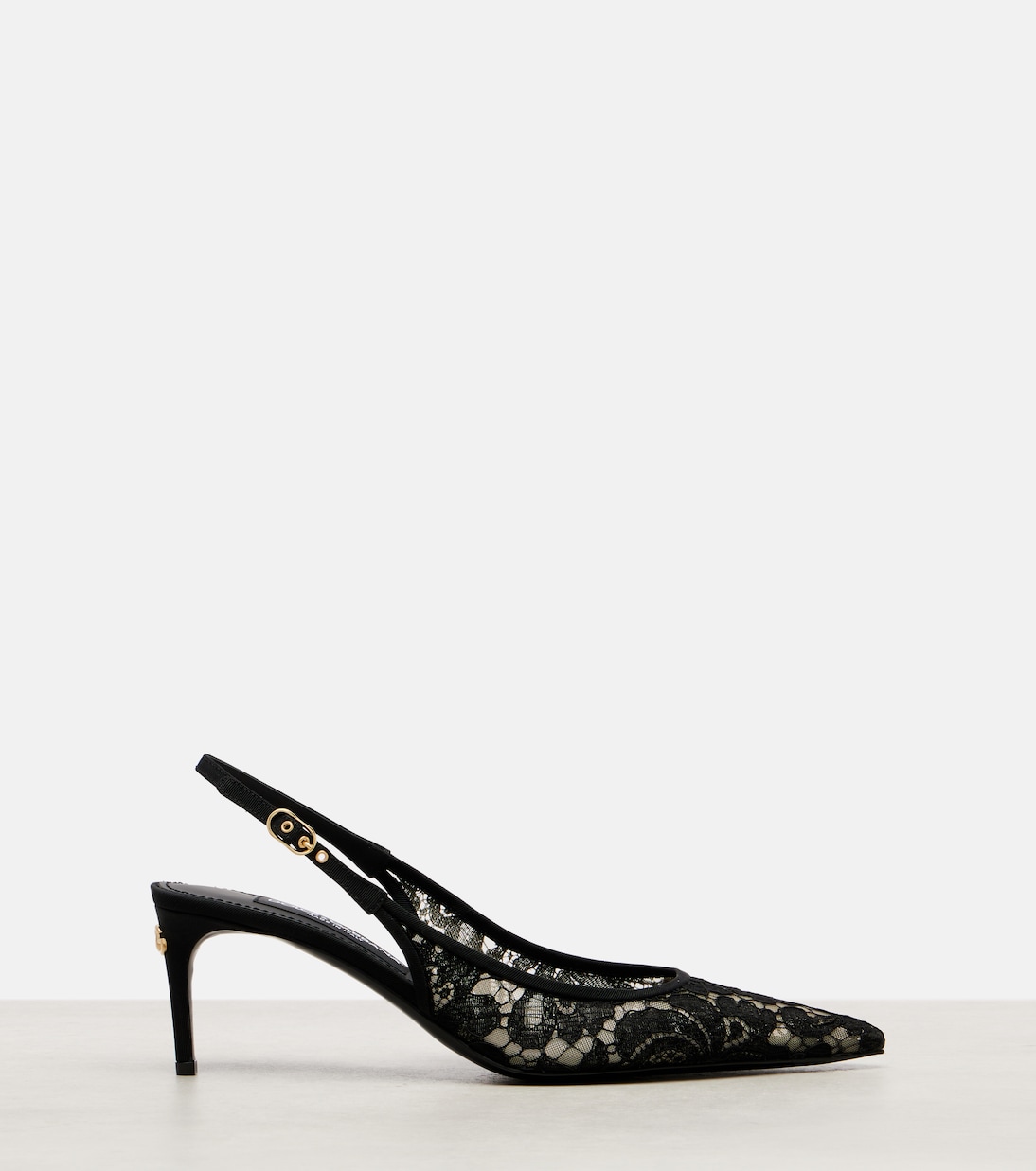 Slingback-Pumps aus Spitze | Dolce&Gabbana