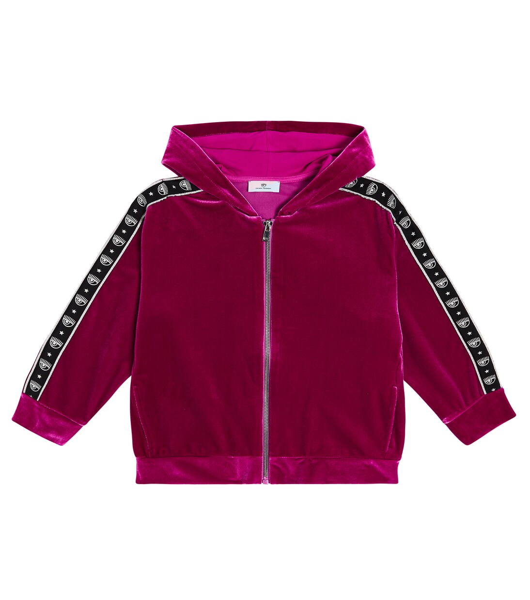 x Chiara Ferragni Eyestar chenille hoodie | Monnalisa