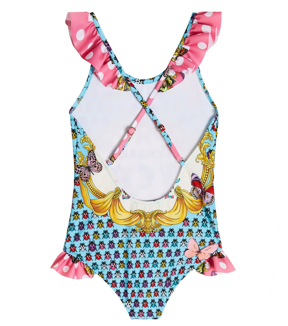 Logo printed swimsuit | Versace Kids