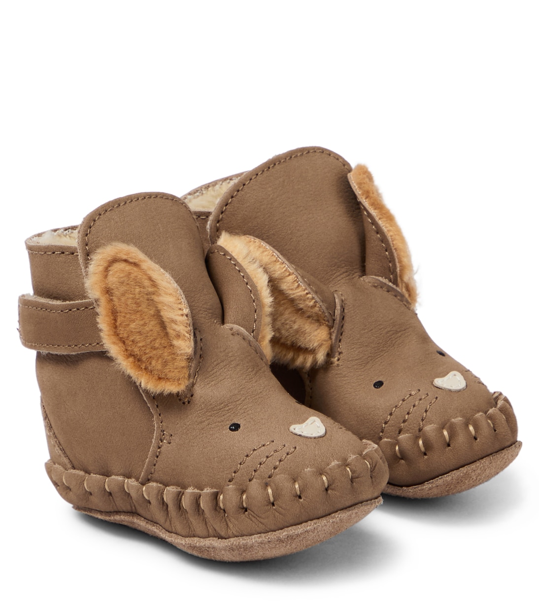Baby Kapi Squirrel nubuck booties | Donsje