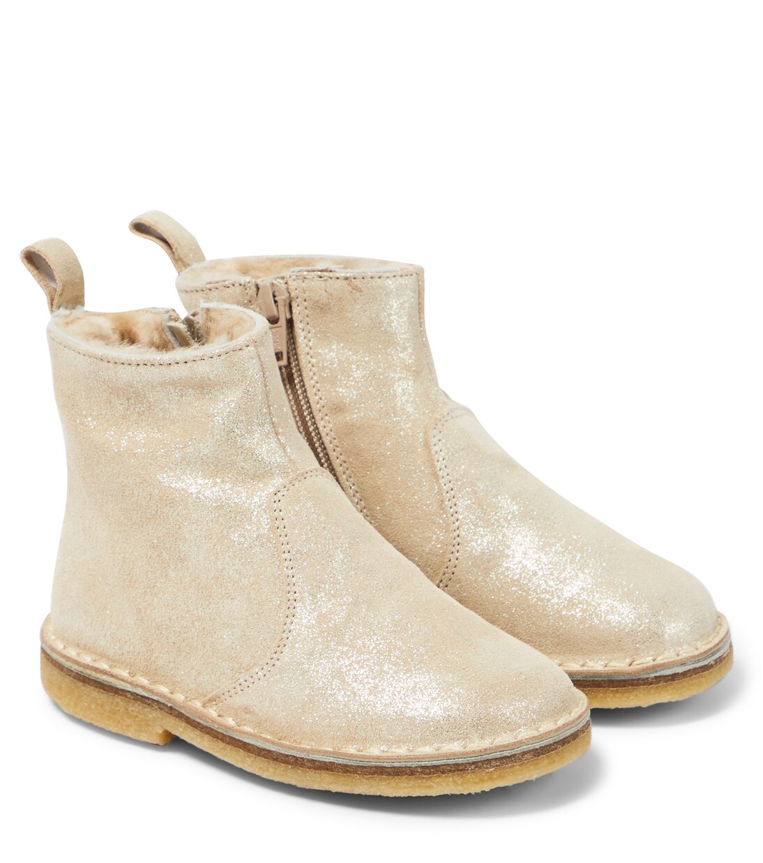 Harley glittered suede ankle boots | PèPè