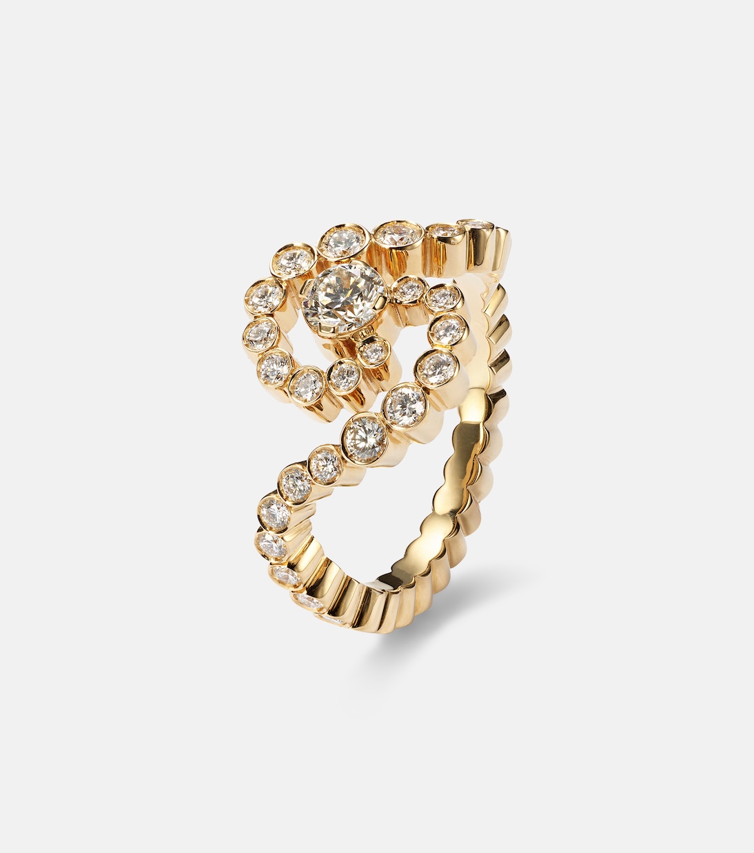 Ring Ocean de Ciel aus 18kt Gelbgold mit Diamanten | Sophie Bille Brahe