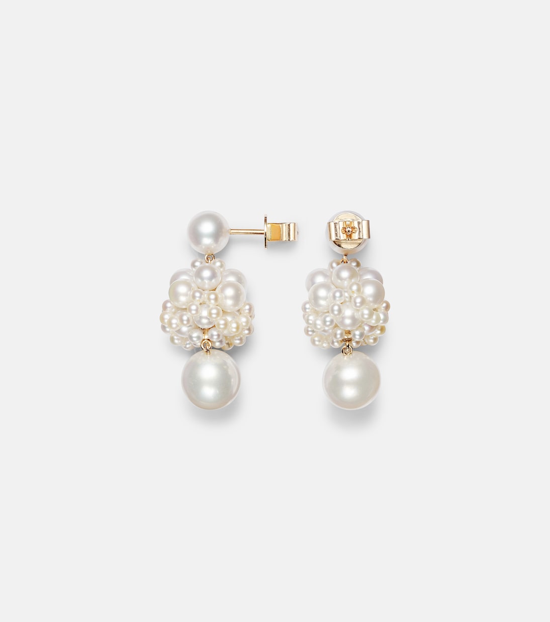 Boucles d'oreilles Dora Perle en or 14 ct et perles | Sophie Bille Brahe