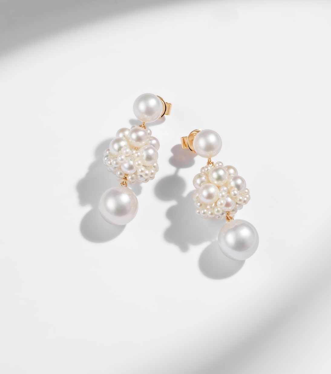Boucles d'oreilles Dora Perle en or 14 ct et perles | Sophie Bille Brahe