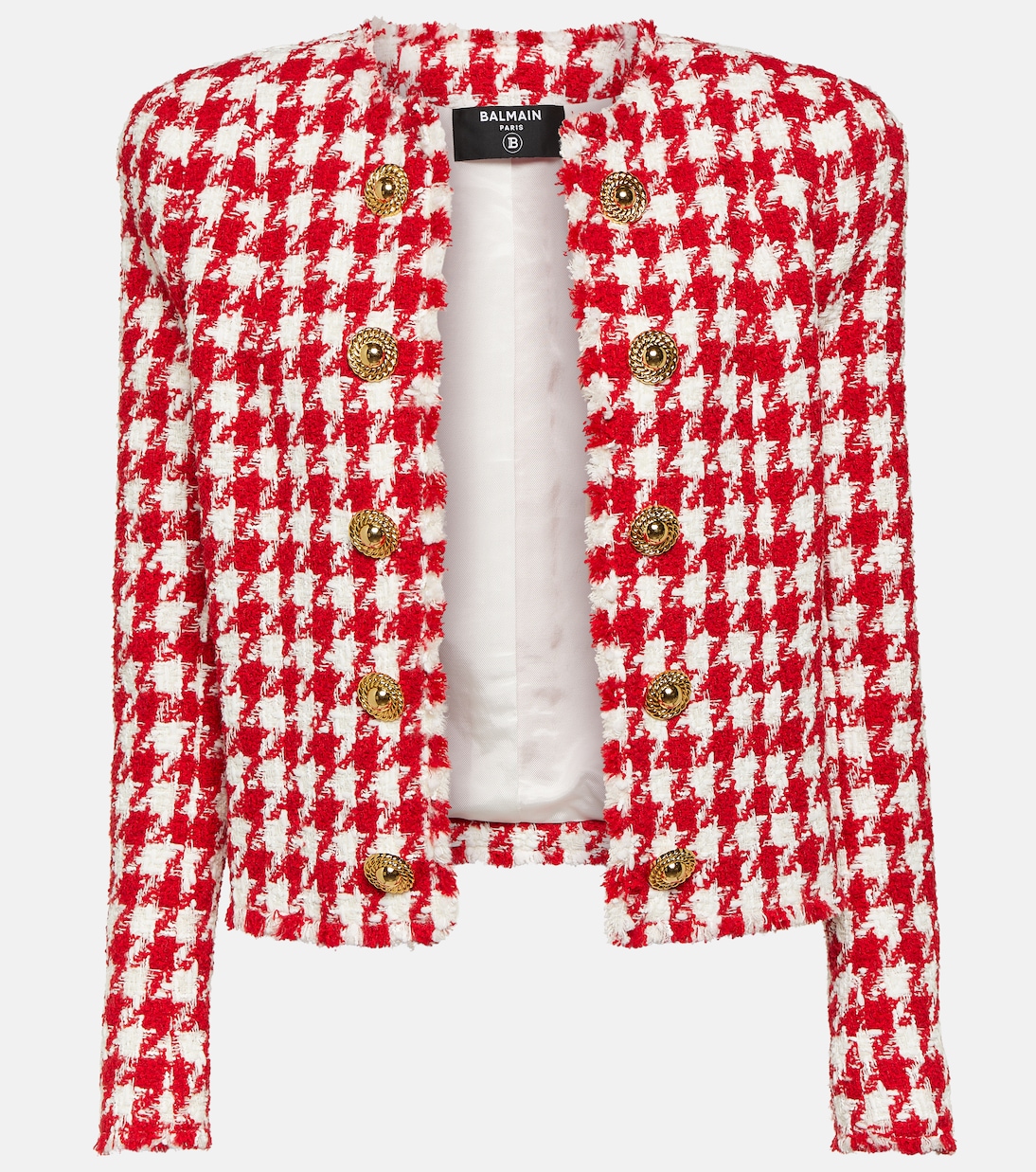 Houndstooth tweed jacket | Balmain