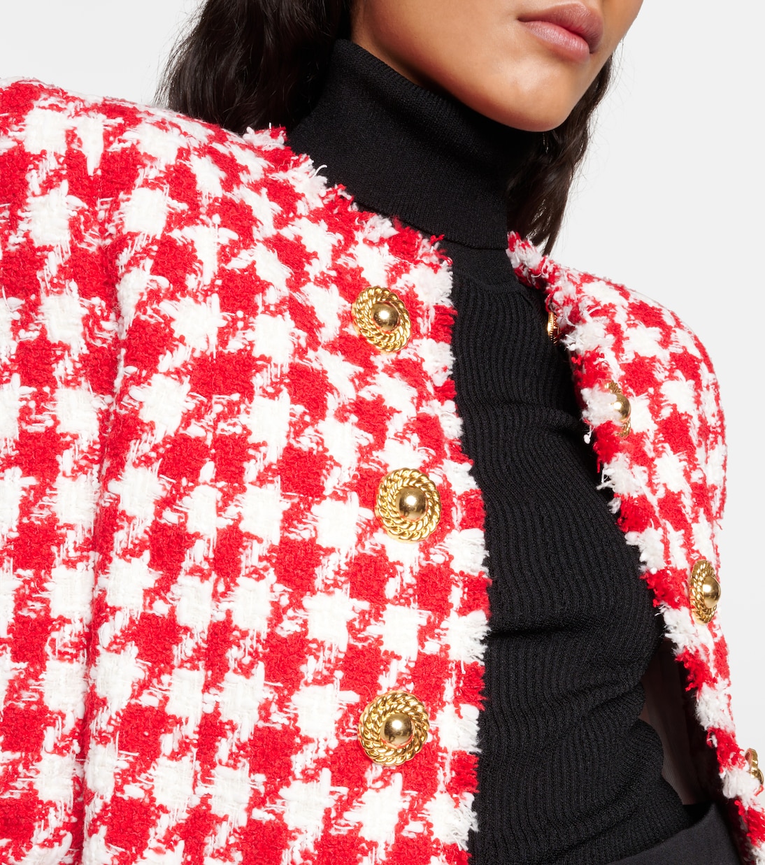 Houndstooth tweed jacket | Balmain