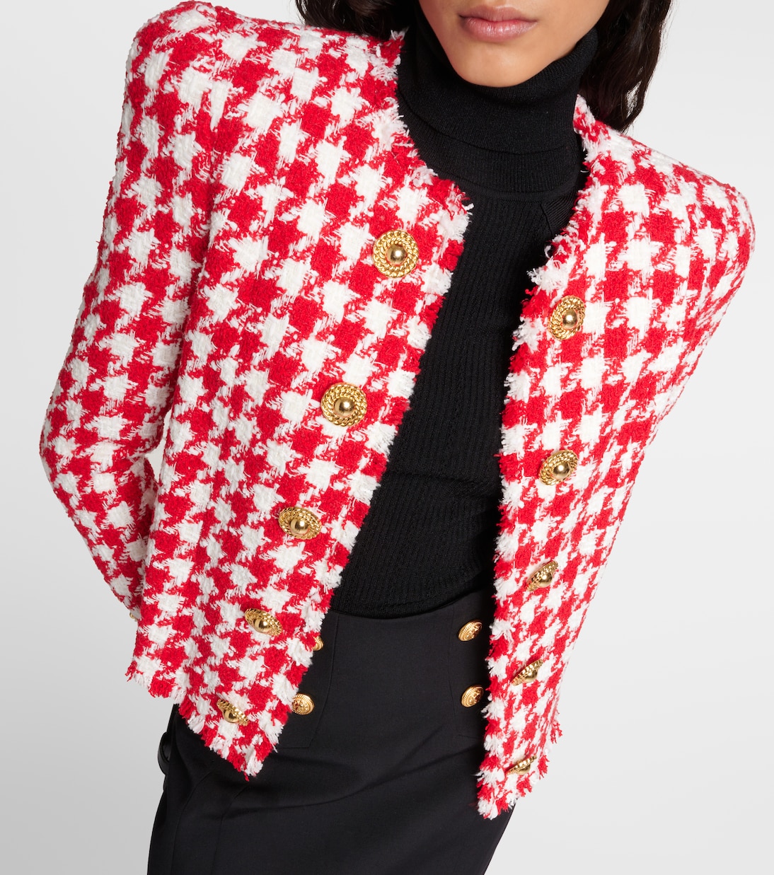 Houndstooth tweed jacket | Balmain