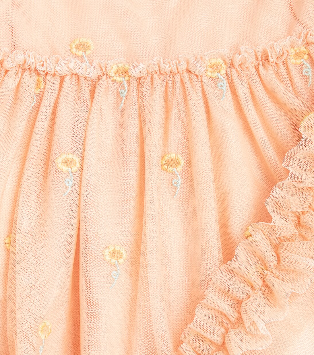 Baby embroidered tulle dress | Stella McCartney Kids