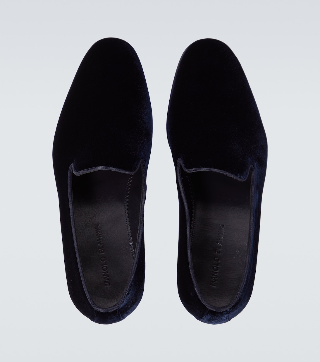 Slip-Ons Mario aus Samt | Manolo Blahnik