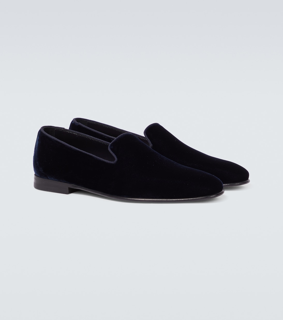 Slip-Ons Mario aus Samt | Manolo Blahnik