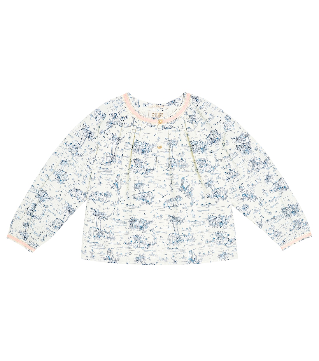 Printed cotton top | Scotch & Soda Kids