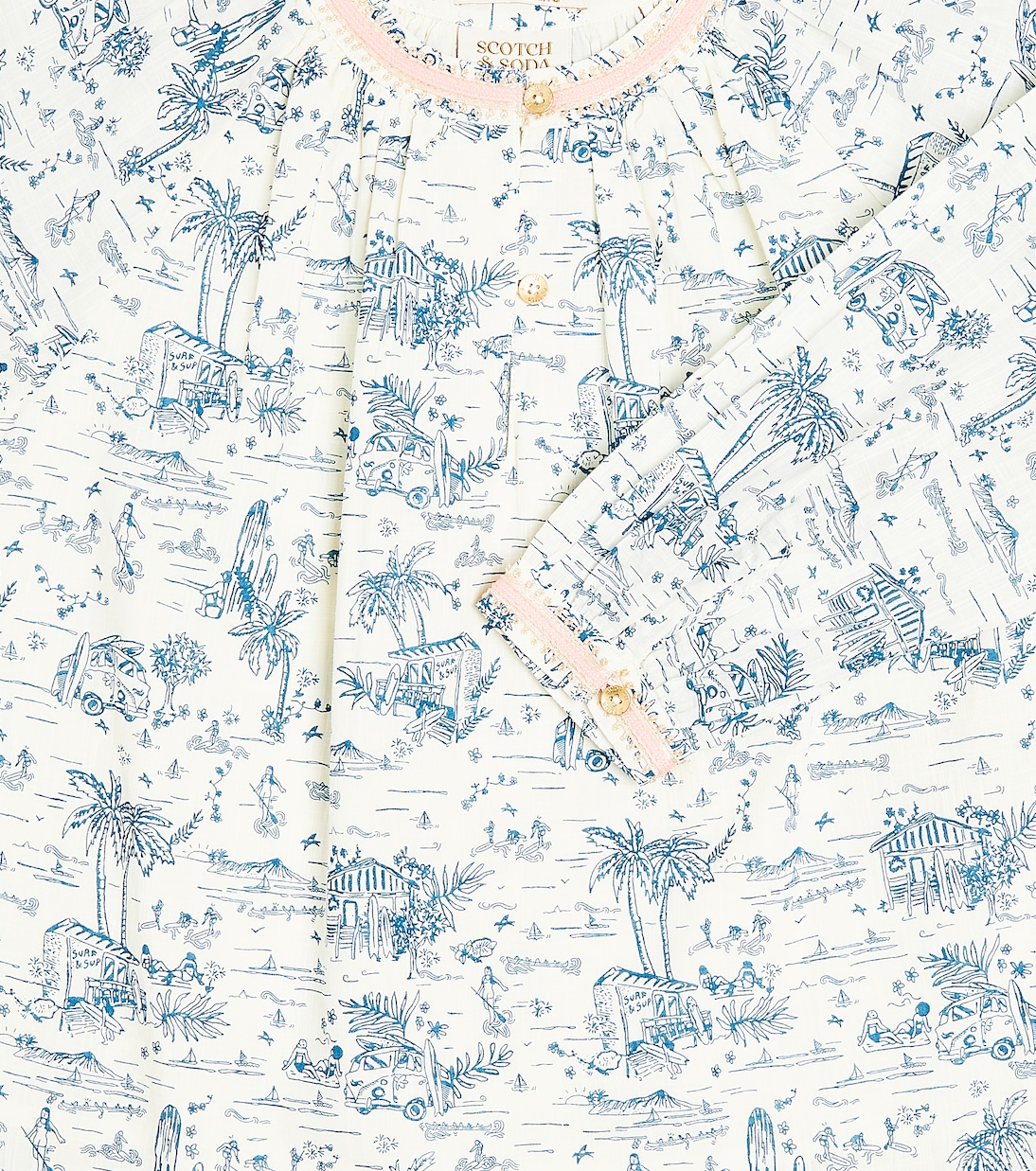 Printed cotton top | Scotch & Soda Kids