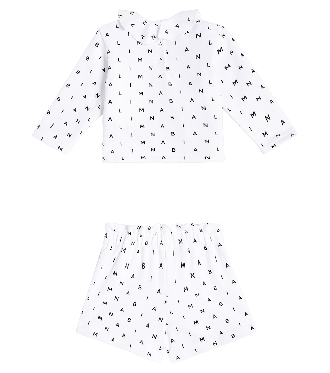 Bebé - set de sudadera y shorts de algodón | Balmain Kids
