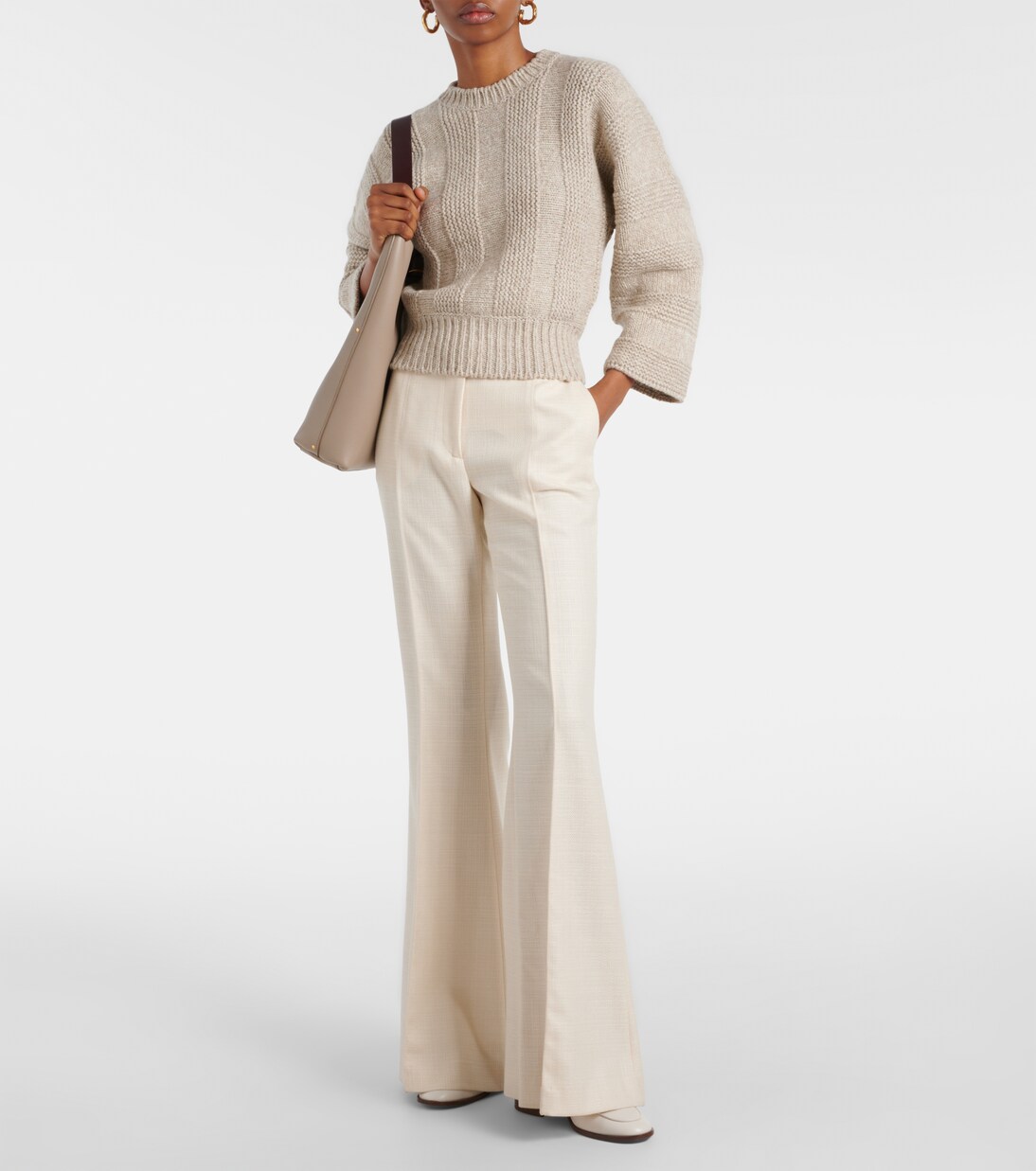 Pull Mashu rayé en cachemire | Loro Piana