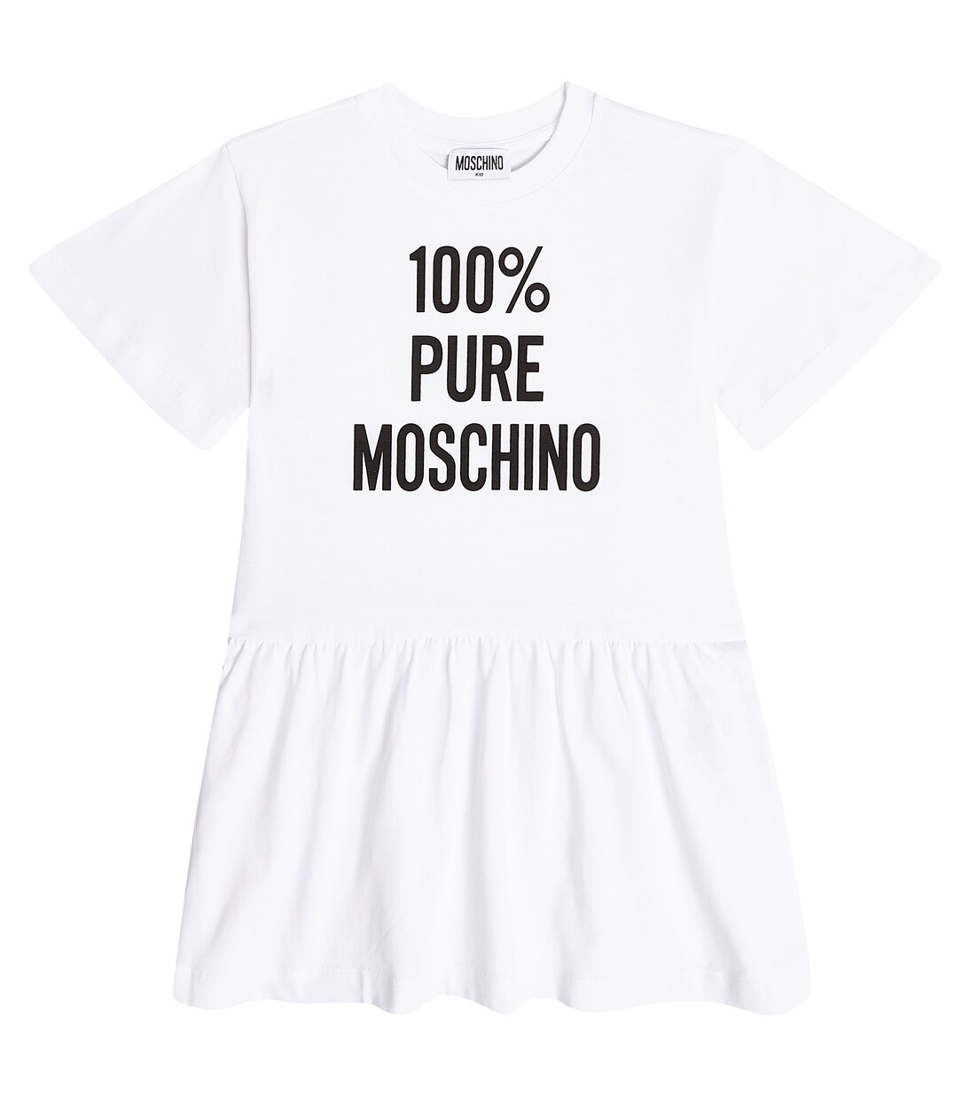 Robe en coton à logo | Moschino Kids