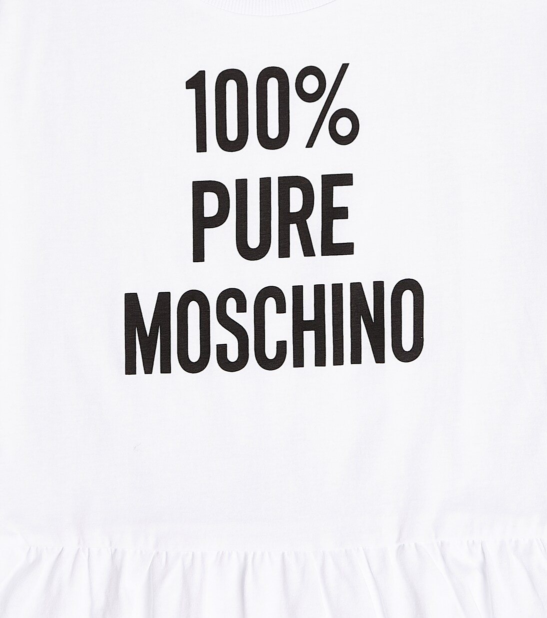 Robe en coton à logo | Moschino Kids