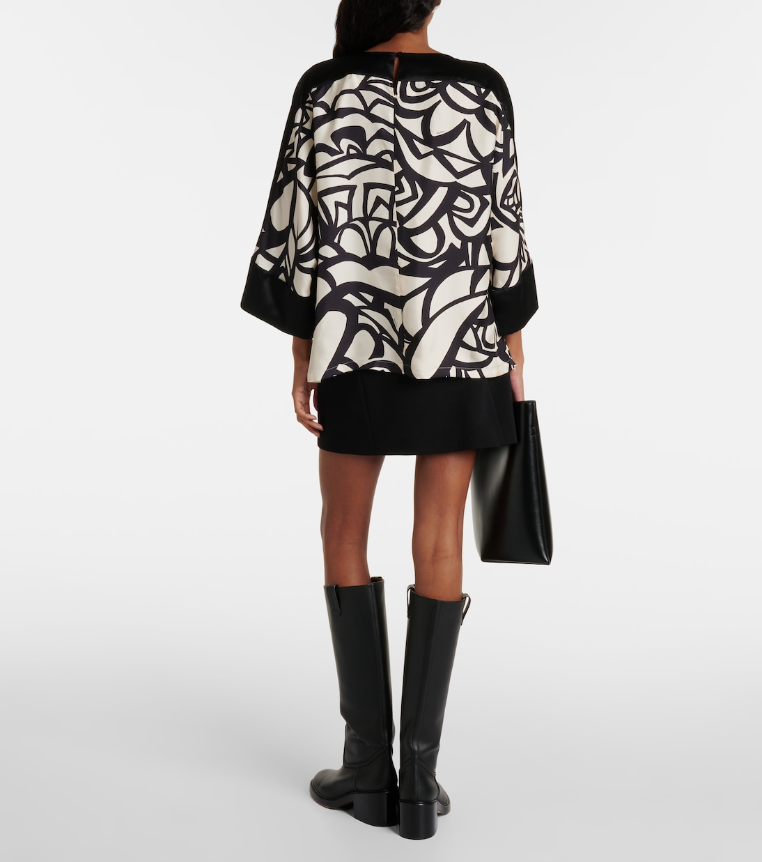 Bedrucktes Top Quaglia aus Seidensatin | Max Mara