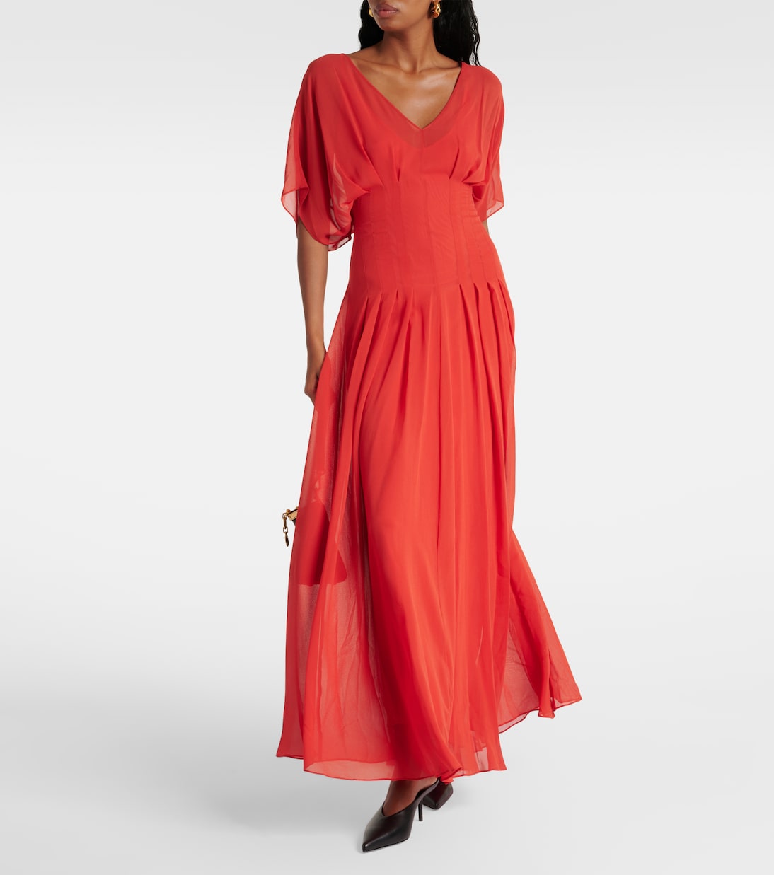 Robe longue en soie | Max Mara