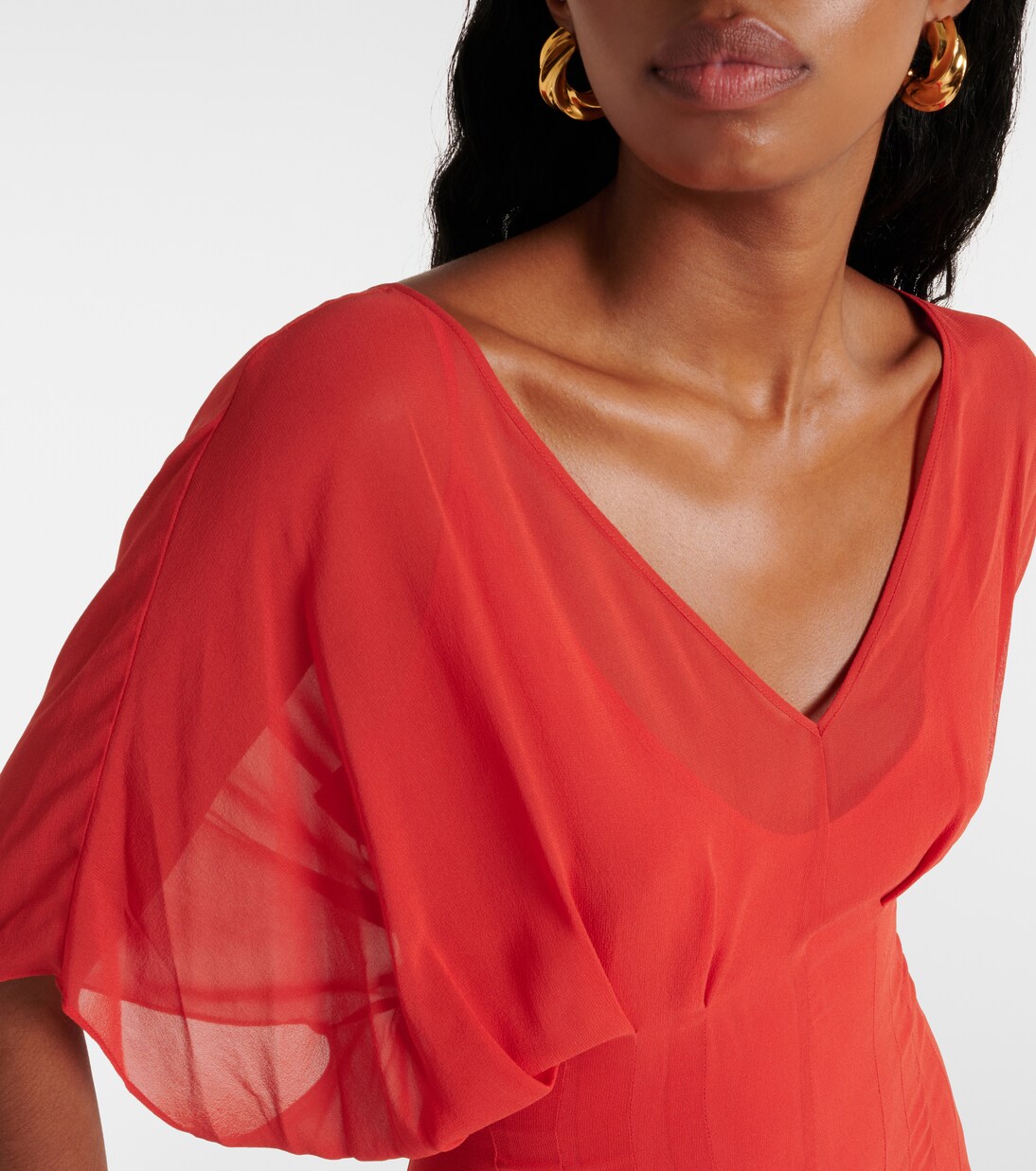 Robe longue en soie | Max Mara