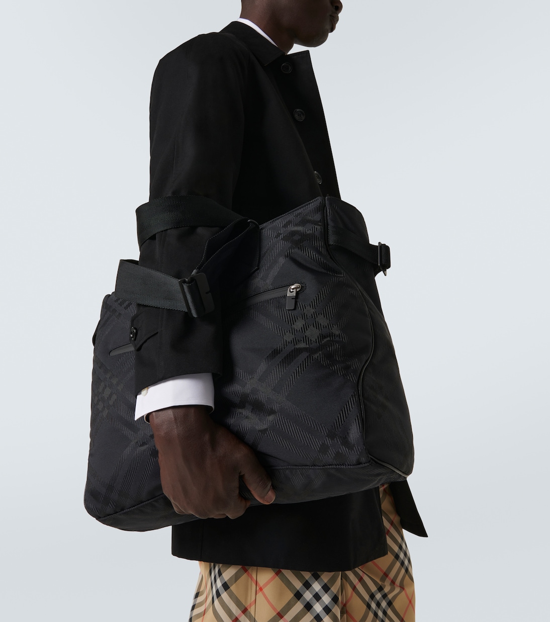 Burberry Check jacquard tote bag | Burberry