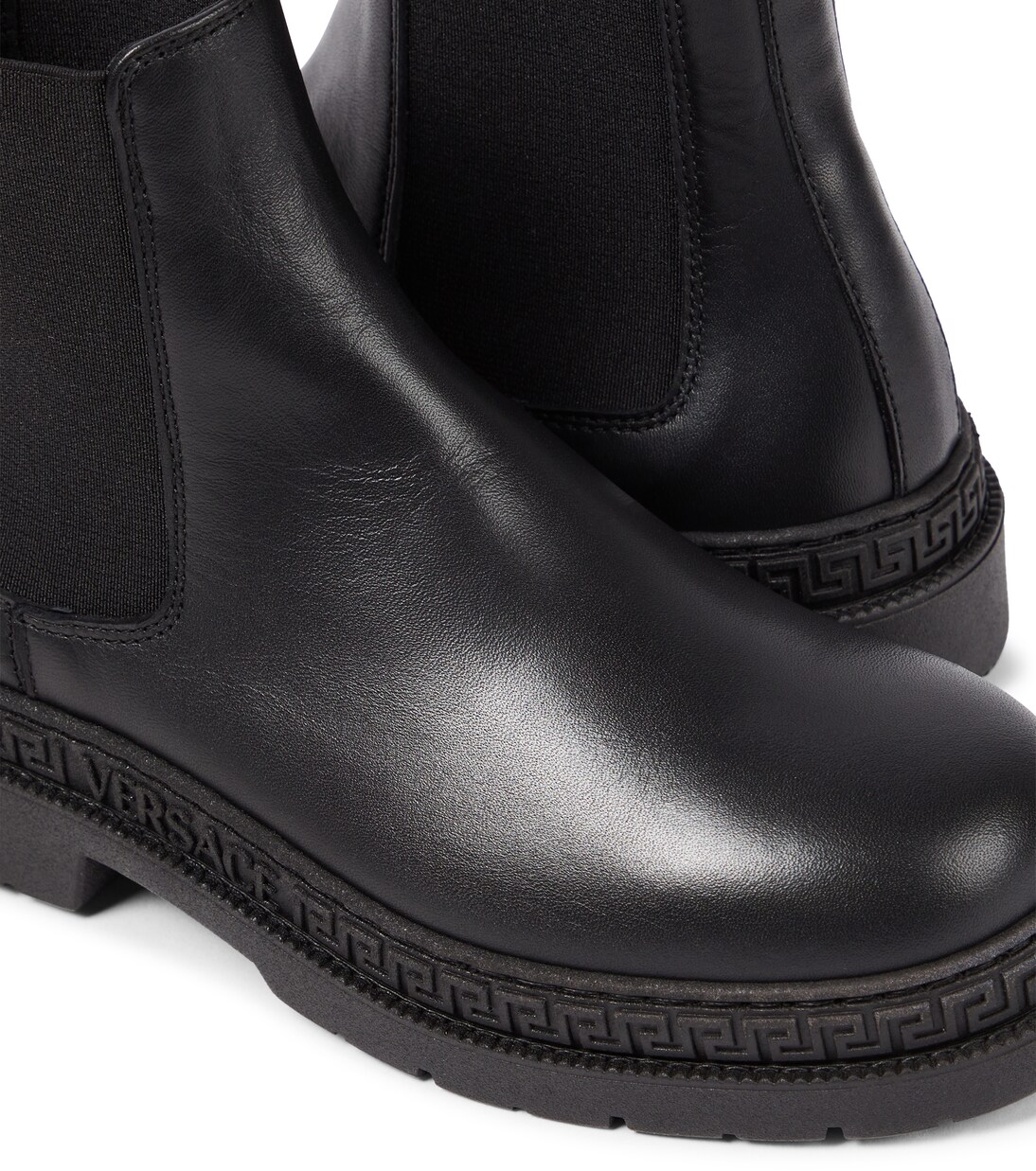 Botas Chelsea La Medusa de piel | Versace Kids