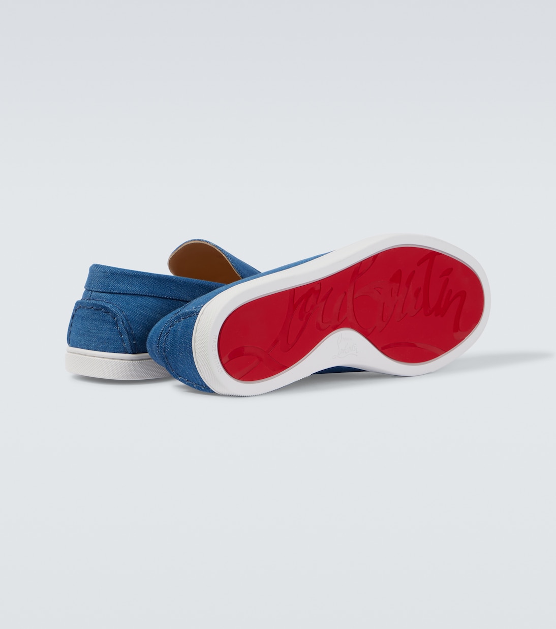 Varsiboat denim slip-on shoes | Christian Louboutin