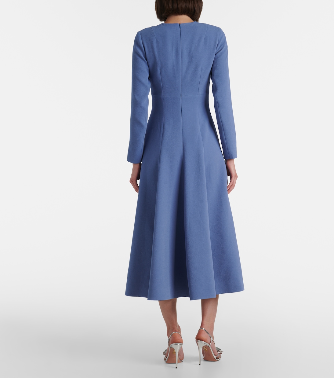 Abito midi Belgium con pieghe | Emilia Wickstead