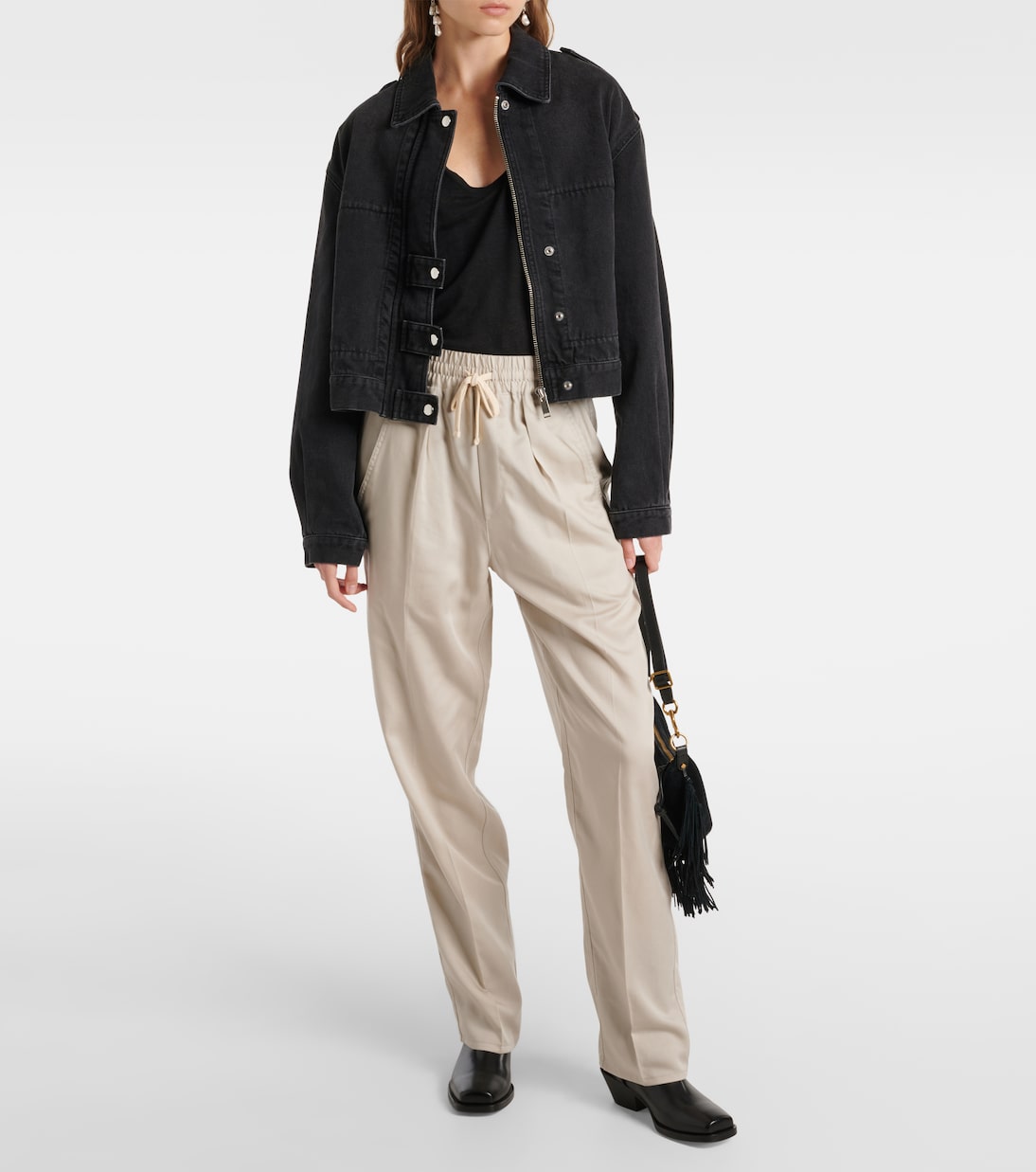 Pantalon droit en coton | Marant Etoile