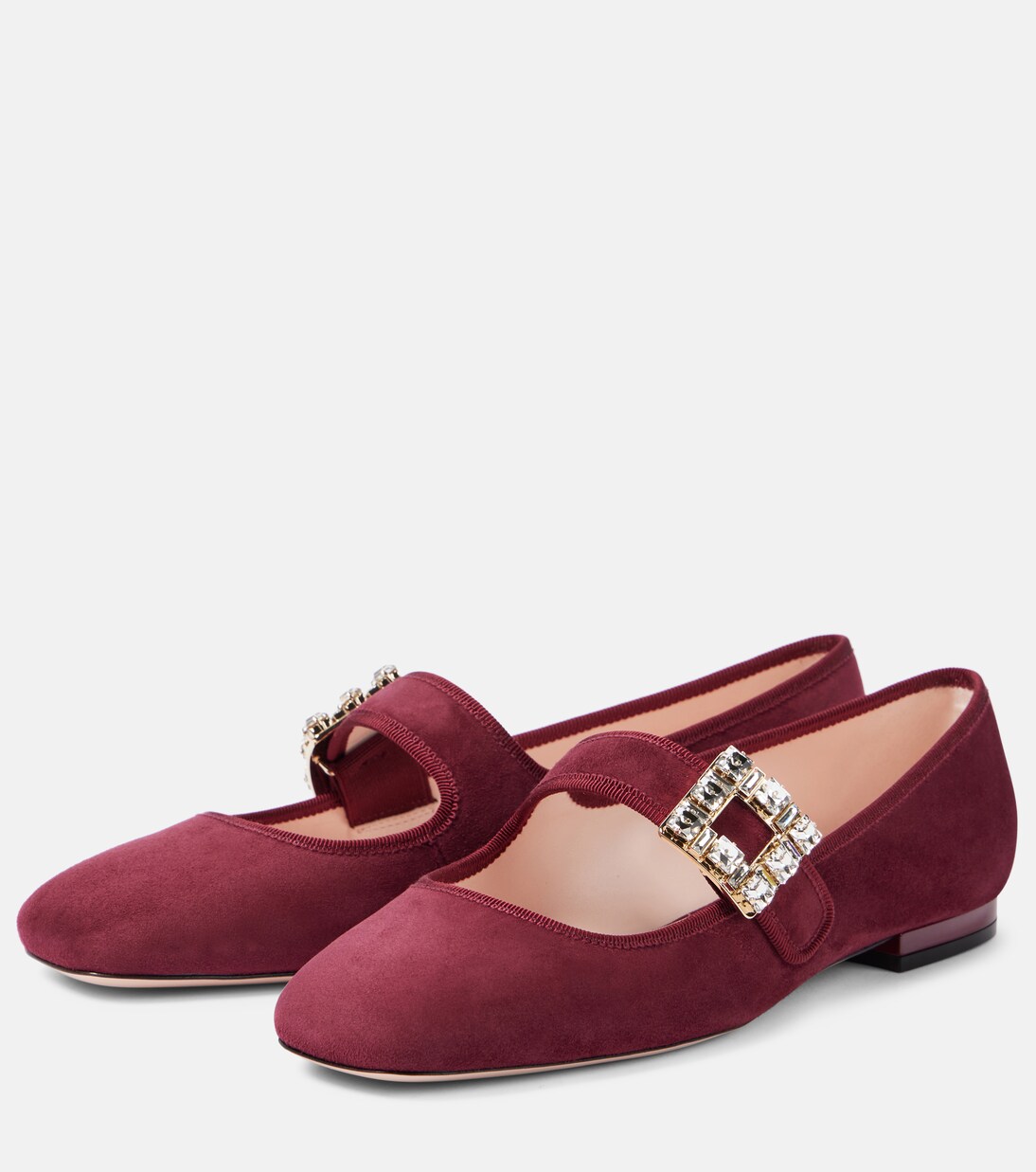 Très Vivier Babies suede Mary Jane flats | Roger Vivier
