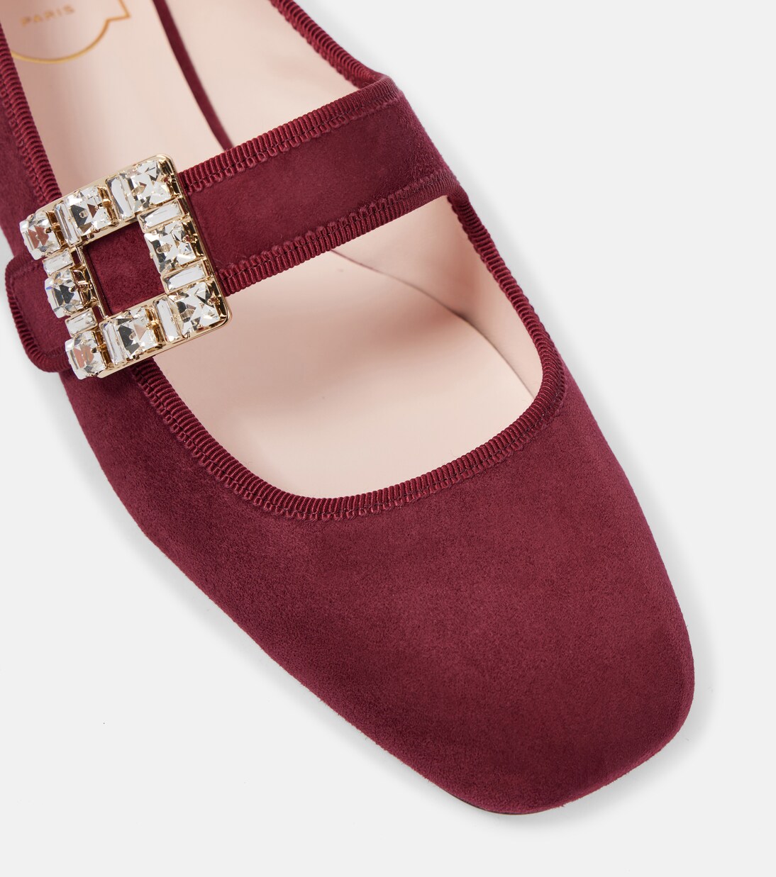 Très Vivier Babies suede Mary Jane flats | Roger Vivier