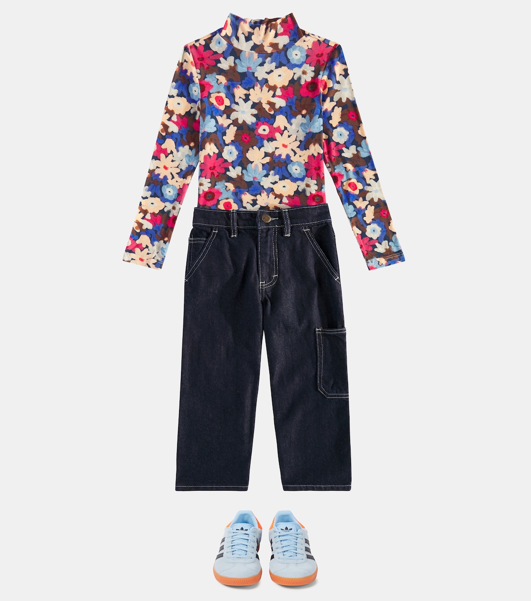 Floral printed jersey top | Scotch & Soda Kids