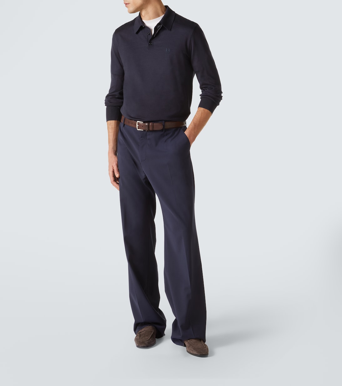 Polohemd aus Seide | Dolce&Gabbana