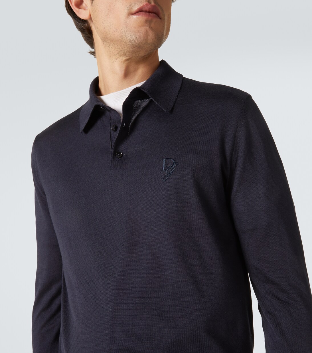 Polohemd aus Seide | Dolce&Gabbana