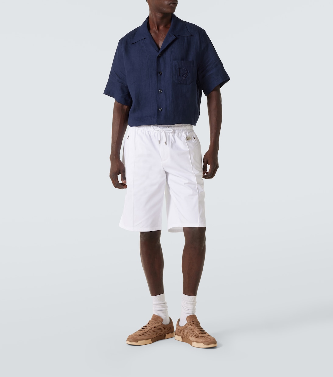 Portofino Yacht perforated suede sneakers | Dolce&Gabbana