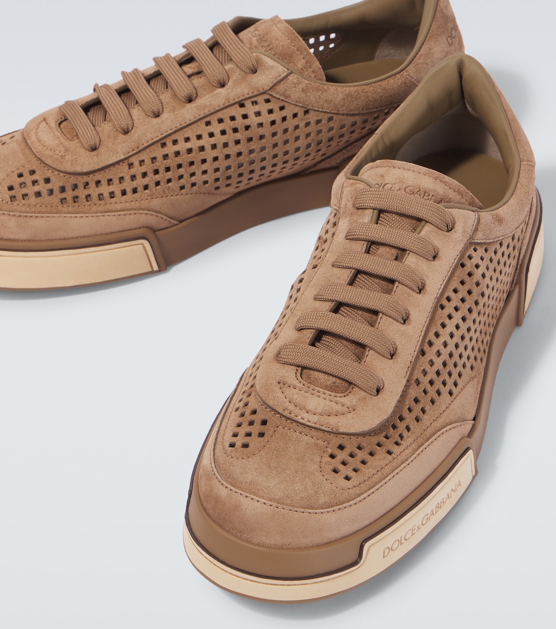 Portofino Yacht perforated suede sneakers | Dolce&Gabbana