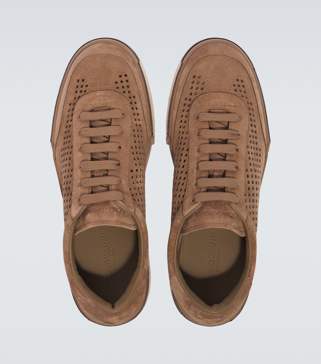 Portofino Yacht perforated suede sneakers | Dolce&Gabbana