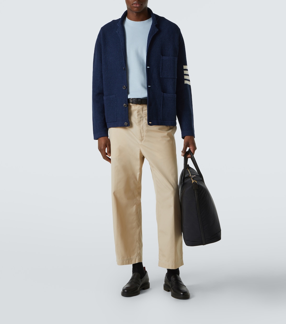 4-Bar cotton piqué polo shirt | Thom Browne