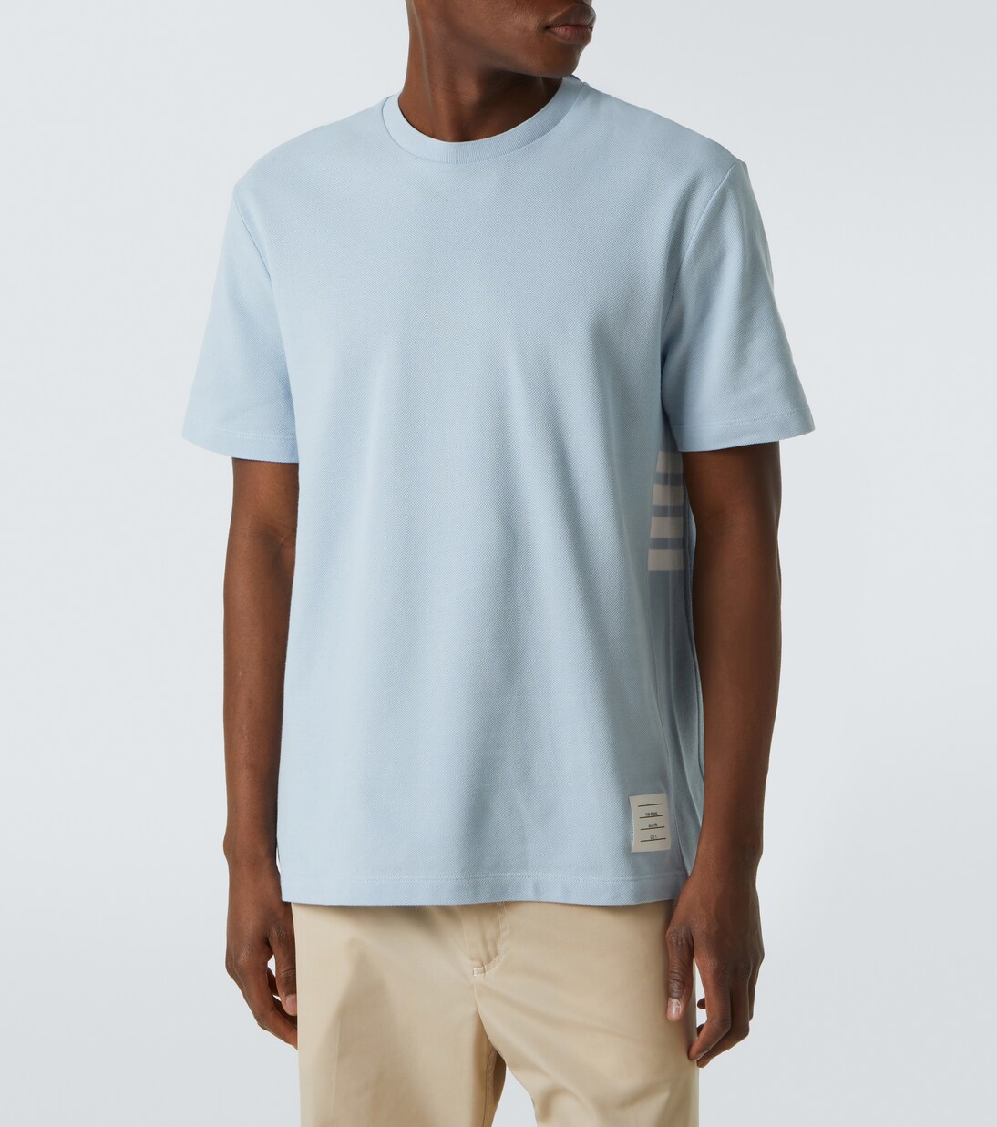 4-Bar cotton piqué polo shirt | Thom Browne