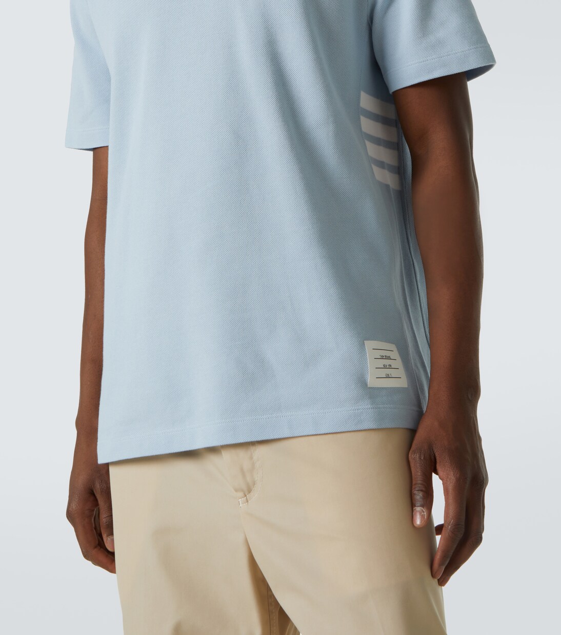 4-Bar cotton piqué polo shirt | Thom Browne
